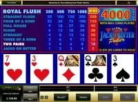 Jacks or Better — βιντεοπόκερ στο HugeWin Casino
